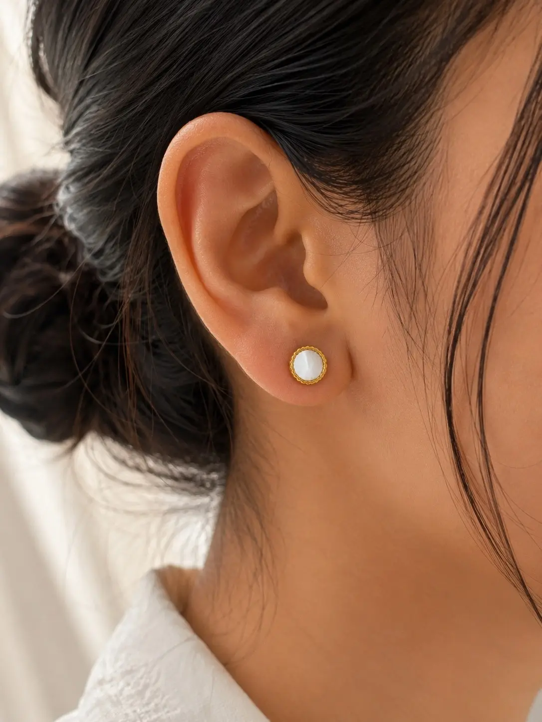 Pearl earrings