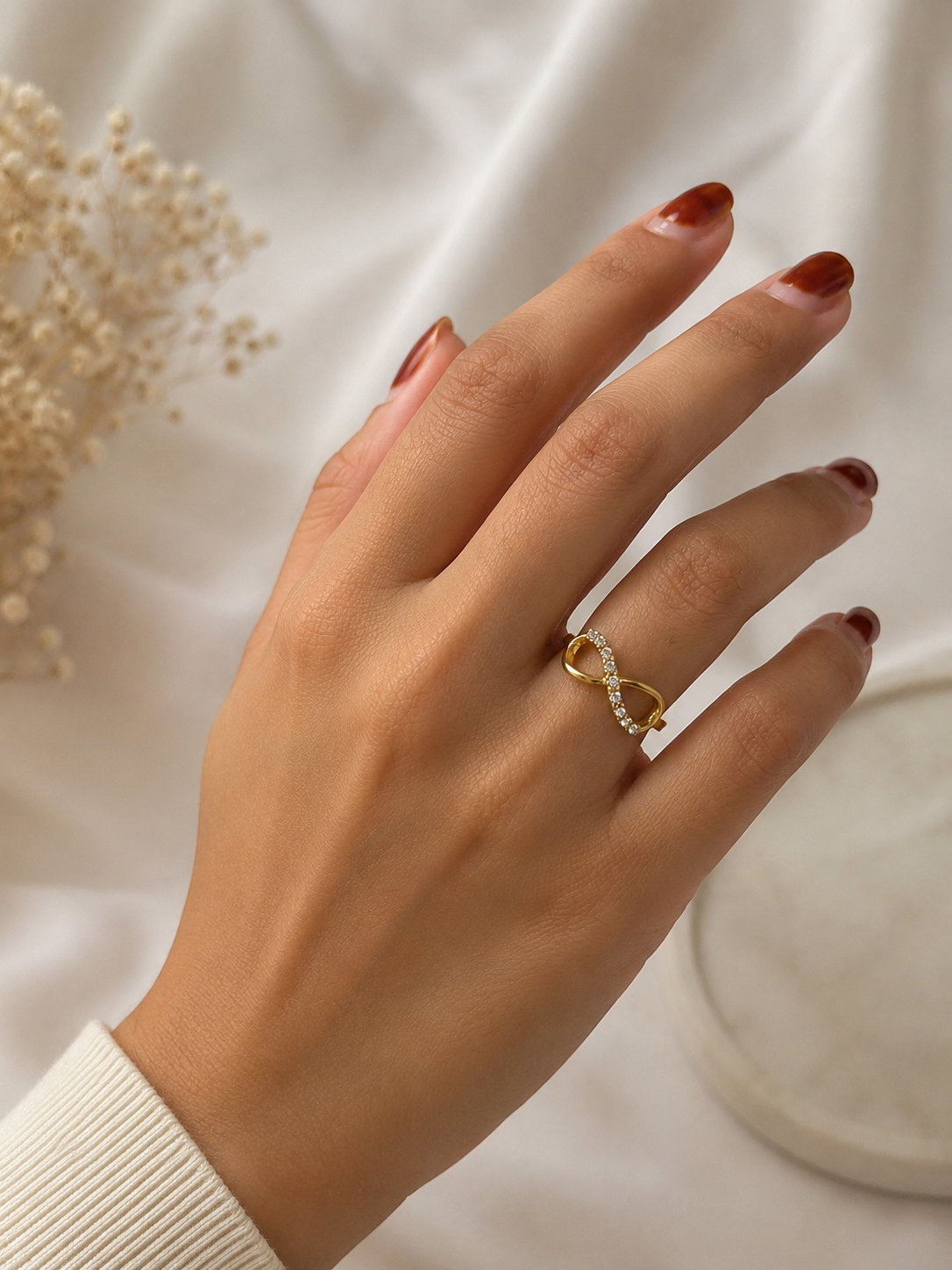 Infinity spark rings