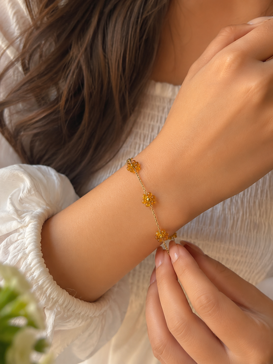 Honey blossom bracelet