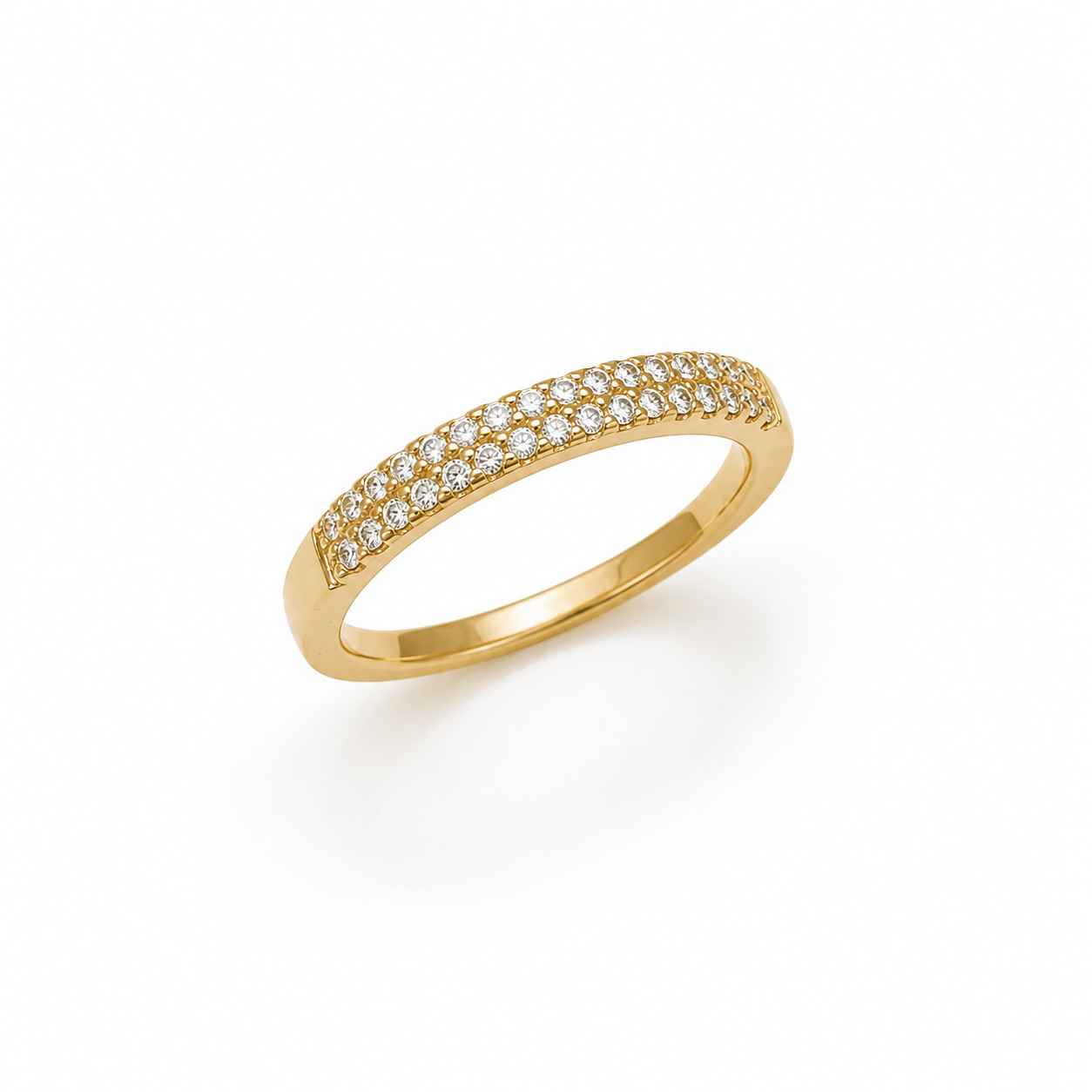 Celeste pave ring